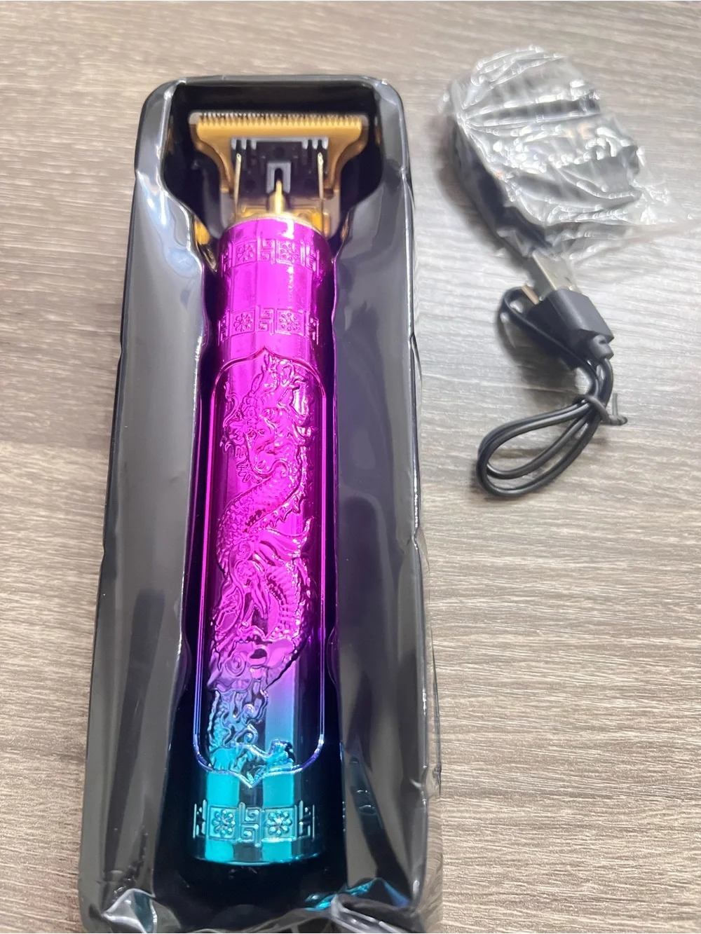 Razors Vintage T9 Cordless 0mm Professional Hair Clippers Electric Trimmers for